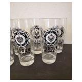 8 Large Glass Fergus Brewing Co. Glasses