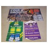 3 Large Mancaver Beer Banners
