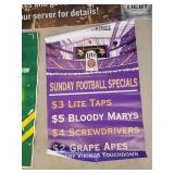 3 Large Mancaver Beer Banners