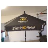Large Titos Vodka Patio Umbrella