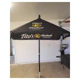Large Titos Vodka Patio Umbrella