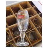 Box of 24 unused Stella Artois Glasses