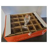 Box of 24 unused Stella Artois Glasses