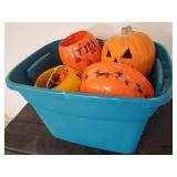 Large lot of Halloween Décor Lots of misc items and Tub