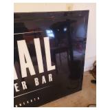 Another Piece of History!!!  Super Large Rusty Nail Sign Battle Lake MN
