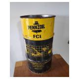 Large Garbage Can Size Pennzoil Motor Oil Can