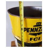 Large Garbage Can Size Pennzoil Motor Oil Can