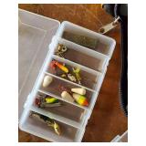 Large Canvas Tackle Logic Tackle Bag with Lots of Tackle