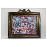 Greg Bivens Original Neo-Expressionist Painting on Metal Frame Urban Abstract