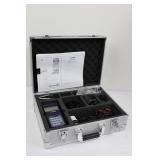 Omega FDT-25 Handheld Ultrasonic Flowmeter - Aluminum Case & Accessories