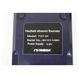 Omega FDT-25 Handheld Ultrasonic Flowmeter - Aluminum Case & Accessories