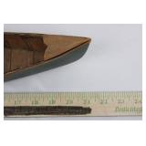 Vintage Wooden Canoe Set (Lot of 3)