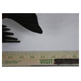 Hand Carved Wood Fish Sculpture with Scale Pattern - Approximately 16 Inches Long