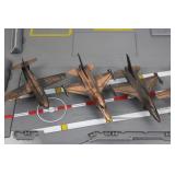 Mixed-Brand Aircraft Carrier Flight Deck Playset with Die-Cast Planes