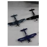 Mixed-Brand Aircraft Carrier Flight Deck Playset with Die-Cast Planes