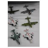 Mixed-Brand Aircraft Carrier Flight Deck Playset with Die-Cast Planes