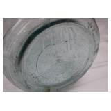Vintage Large Glass Carboy Bottle with Embossed Seal (5 gallons)