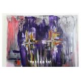 Abstract Expressionist Acrylic on Canvas - 24 x 36 Inches
