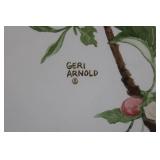 Geri Arnold Birds on Branch Print - Framed Artwork, 20 x 24.5 Inches