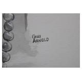 Geri Arnold Portrait Print of Woman with Tiara and Pearls - 17 x 24 in