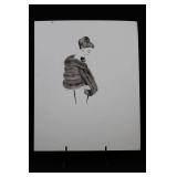 Geri Arnoldo 14 x 17 Inch Double-Sided Fashion Illustration