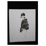Geri Arnoldo 14 x 17 Inch Double-Sided Fashion Illustration