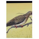 Geri Arnold Bird Painting - Perched on Branch 10' x 14'
