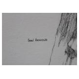 Geri Arnold Squirrel Pencil Drawing - 15 x 11 Inches