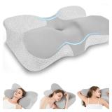 Memory Foam Neck Pillow with Breathable Case