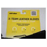 Ski-Doo X-Team Leather Gloves - Size M/M - Unisex
