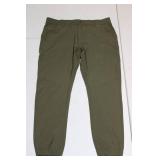 Cargo Pants Waist 38 - Front Pockets, Zipper Fly, Elastic Cuffs