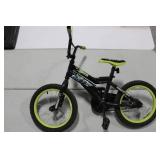 Nickelodeon TMNT Kids Bike - Black Frame with Neon Lime Rims