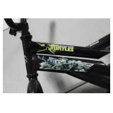 Nickelodeon TMNT Kids Bike - Black Frame with Neon Lime Rims