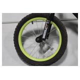 Nickelodeon TMNT Kids Bike - Black Frame with Neon Lime Rims