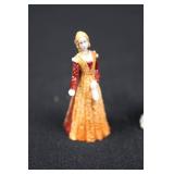 Franklin Mint Ladies of Fashion 2-inch Porcelain Miniatures - Made in Malaysia