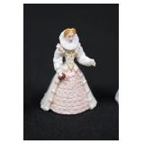 Franklin Mint Ladies of Fashion 2-inch Porcelain Miniatures - Made in Malaysia