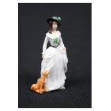 Franklin Mint Ladies of Fashion 2-inch Porcelain Miniatures - Made in Malaysia