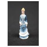 Franklin Mint Ladies of Fashion 2-inch Porcelain Miniatures - Made in Malaysia