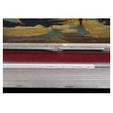 Framed Landscape Painting with Birds in Marsh - Multi-Layer Frame