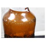 Assorted Amber Swing-Top Beer Bottles in Divided Cardboard Box
