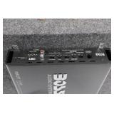 Rockford Fosgate Powered Subwoofer in Carpeted Enclosure - Car Audio Speaker Box