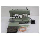 Kenmore Zig-Zag Sewing Machine Model 158.16520 with Attachments & Manual