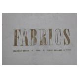 American Fabrics Treasury of Textiles Past and Present (1948) and Fabric Swatch Portfolio