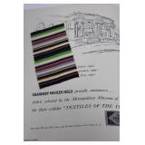 American Fabrics Treasury of Textiles Past and Present (1948) and Fabric Swatch Portfolio