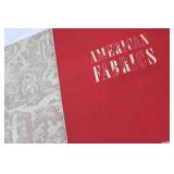 American Fabrics Treasury of Textiles Past and Present (1948) and Fabric Swatch Portfolio