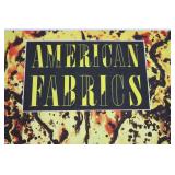 American Fabrics & Forstmann Vintage Textile Pages & Swatches