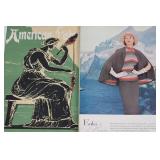 American Fabrics Winter 1950-51 & Spring 1951 (Lot of 2)