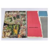 Enka Rayon & American Fabrics Vintage Fashion Ad Pages - Mid-Century Textiles