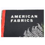 American Fabrics Magazine - Fall 1952 & Summer 1953 with Textile Swatches