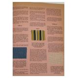 American Fabrics Magazine - Fall 1952 & Summer 1953 with Textile Swatches